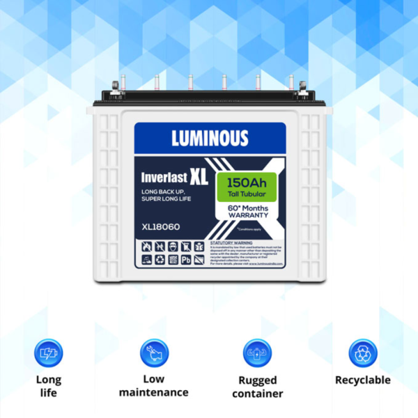 Inverlast XL 18060 Luminous Battery - Image 2