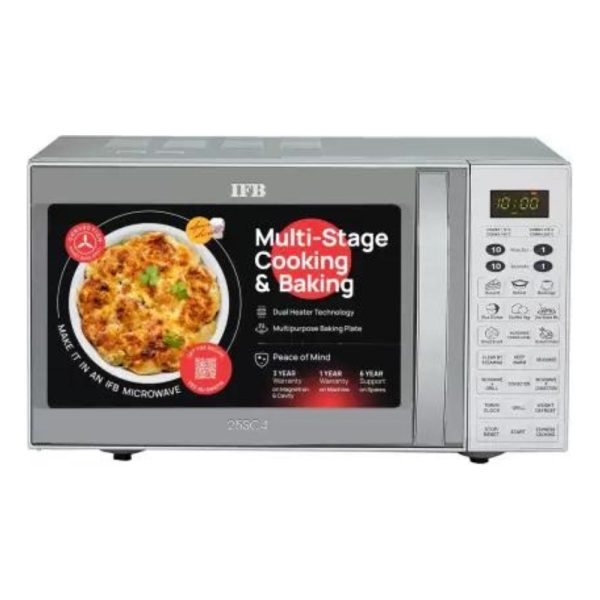 IFB 25 L Metallic silver Convection Microwave Oven