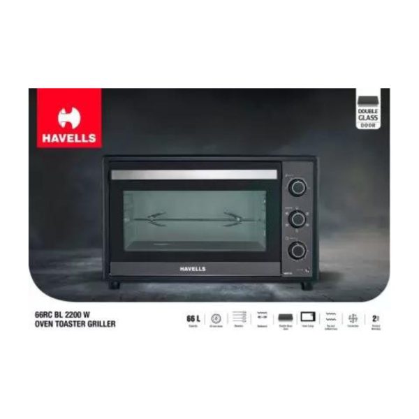 HAVELLS 66-Litre GHCOTCUK220 Oven Toaster Grill