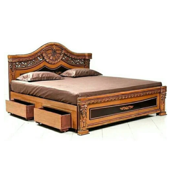 Antique Wooden Double Bed