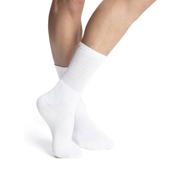 Men White Socks