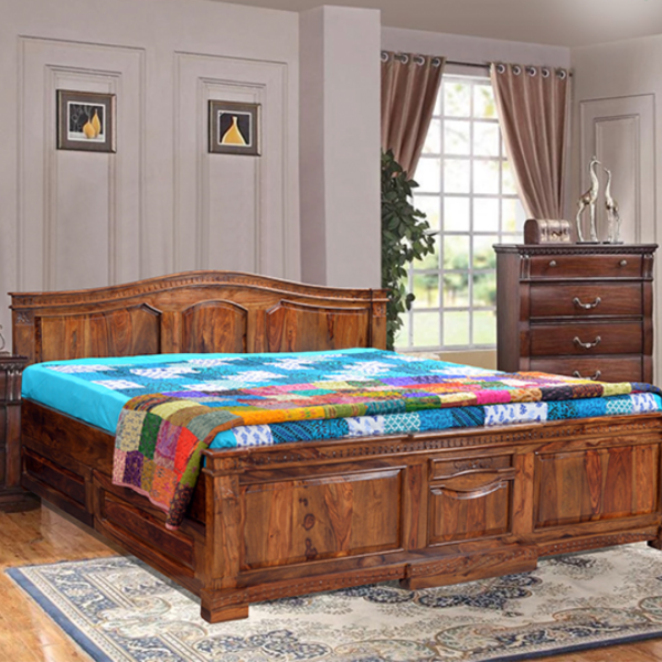 Designer Wooden Double Bed