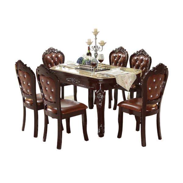 Wooden Carved Dining Set