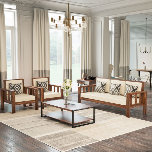 Wooden Sofa Set