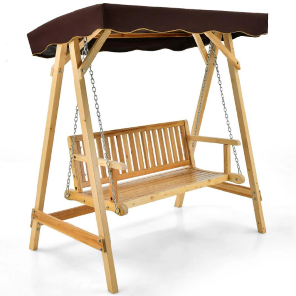 Outdoor Wooden Swing