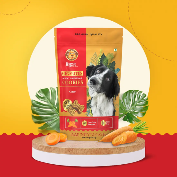 Dogsee Gigabites- Carrot Cookies for Dogs