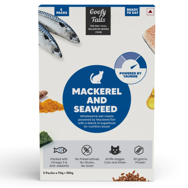 Mackerel and Seaweed Cat Food