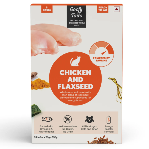 Chicken & Flaxseed Cat Food