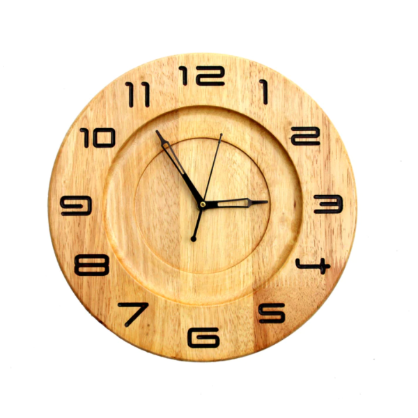 Wooden Carved Wall Clock