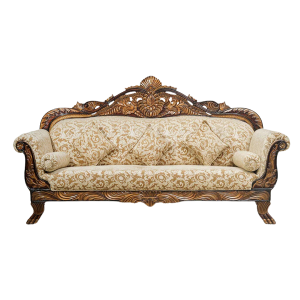 Royal Wooden Carved Sofa Set