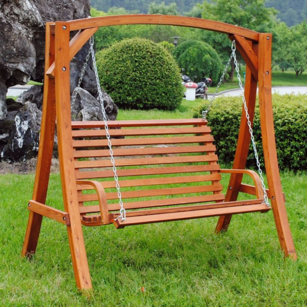 Wooden Swing For Garden