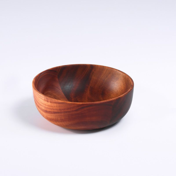Round Shaped Wooden Bowl