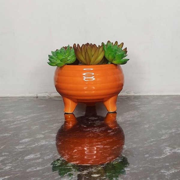 3 Leg Mini Ceramic Planter