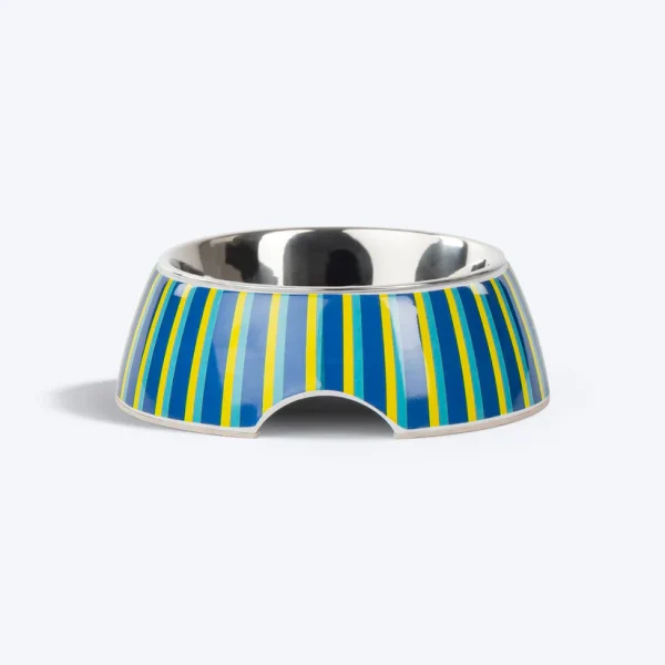 HUFT Blazing Blue Melamine Bowl For Dogs and Cats