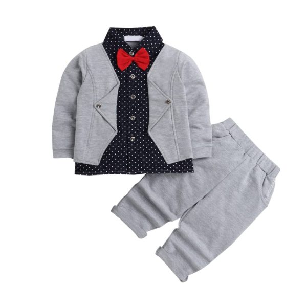 Dot Print Shirt And Pant Set