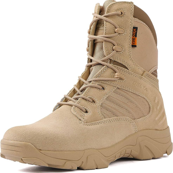 Brown Army Style Boot