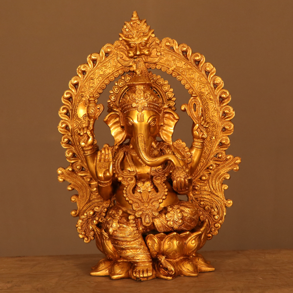 Brass Ganesha Statue