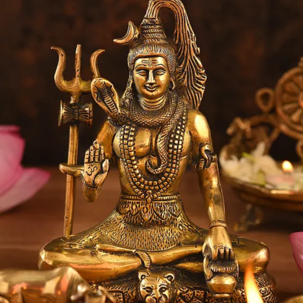 Brass Lord Shiva Statue