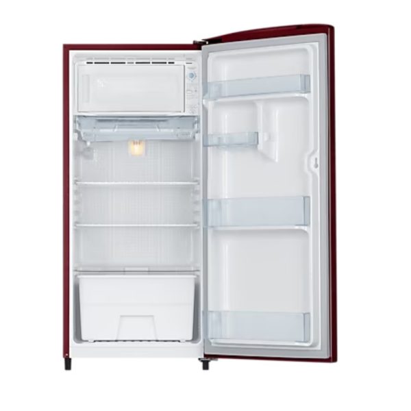 183L Stylish Grandé Design Single Door Mystic Overlay Red Refrigerator