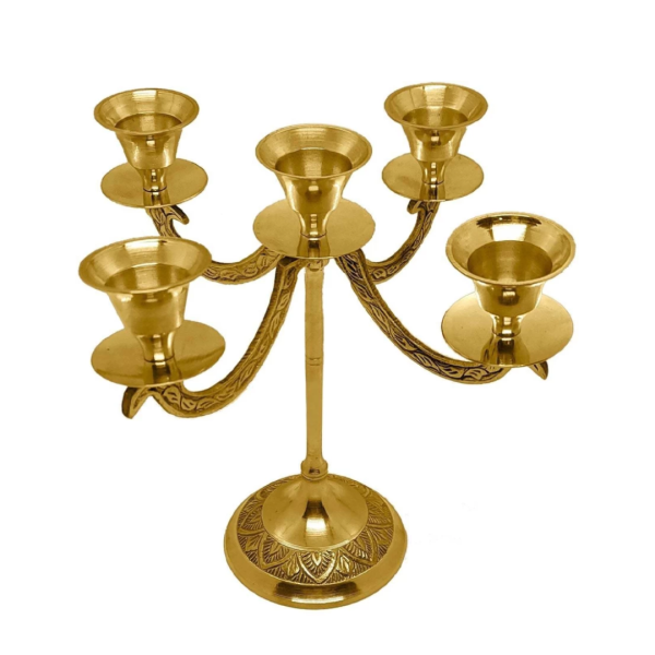 Decorative Brass Candelabra