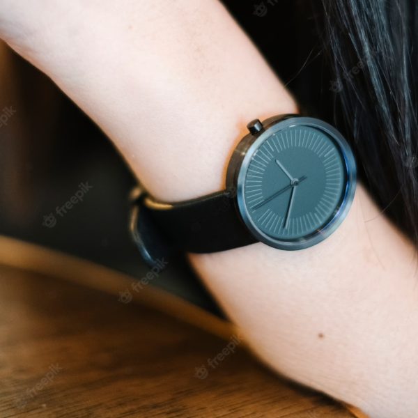 Black Analog Watch