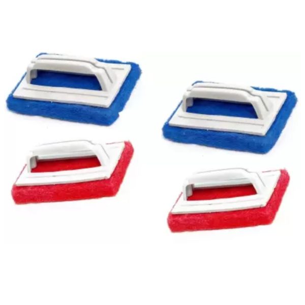 Scrub Pad and Handle Brush