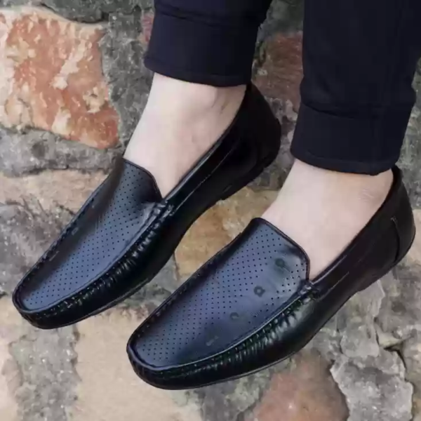Men's Black Loafer Shoes