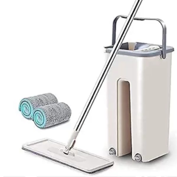 Unique Microfiber Flat Mop with Bucket,