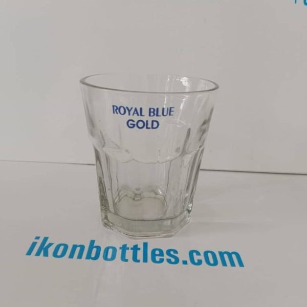 Royal Blue Gold Glass