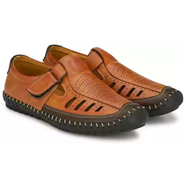 Men's Casual Leather Roman Sandals
