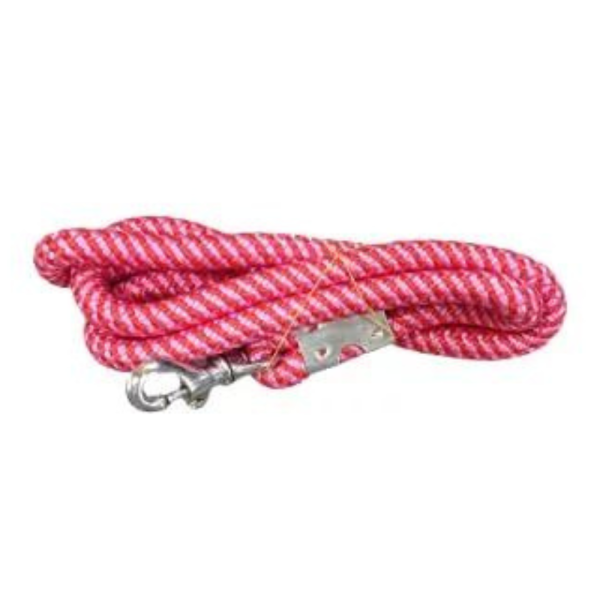 Animax Strong Dog Rope Leash with Padded Handle (152 cm) (Pink)