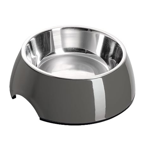 Emily Pets Dog Bowl Melamine & Stainless Steel Dog Food Bowl