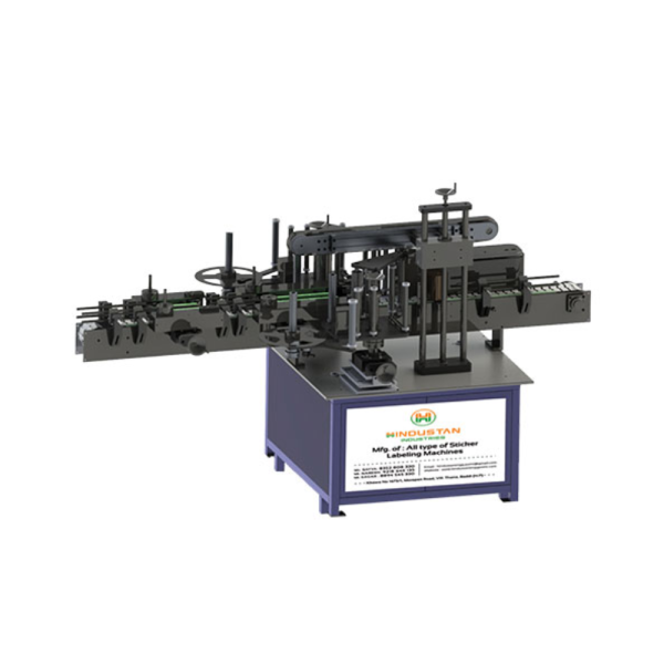 Flat Bottle Front And Back Labeling Machine