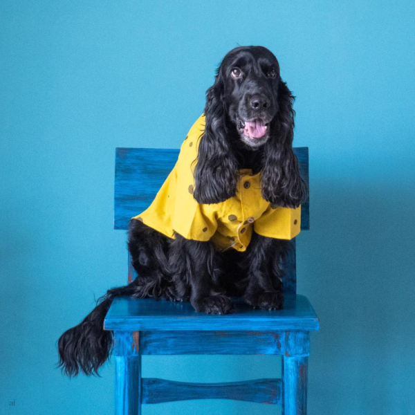 PoochMate Mustard Ikat Dog Shirt