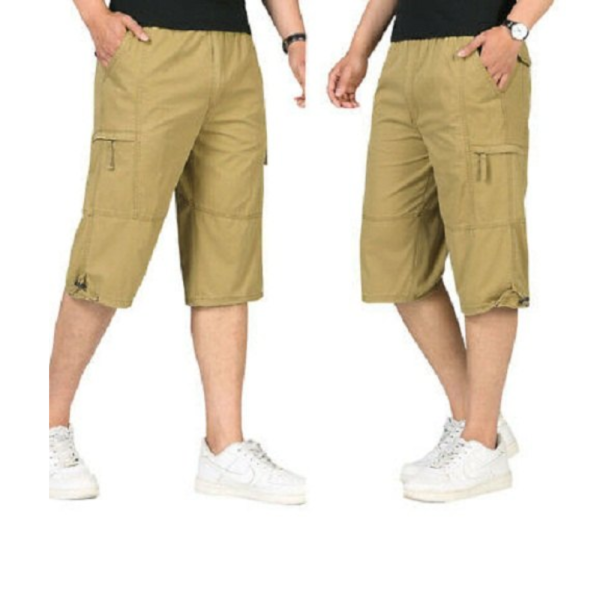 Cotton Casual Capri Mens Shorts