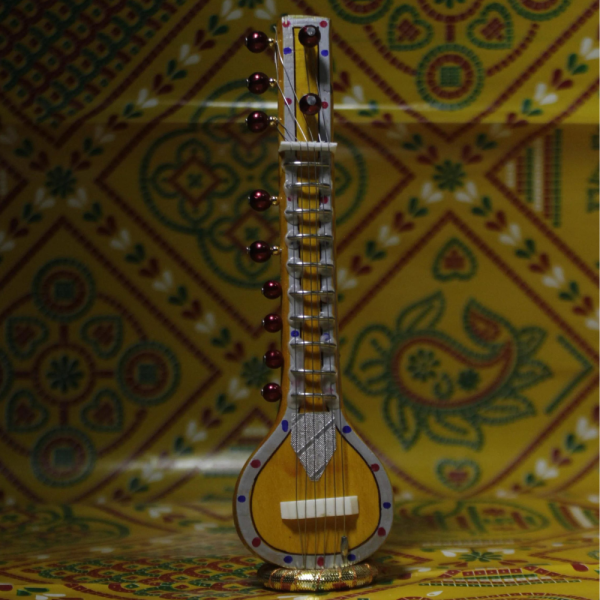 Sitar Miniature 7 Inch Wood Crafted