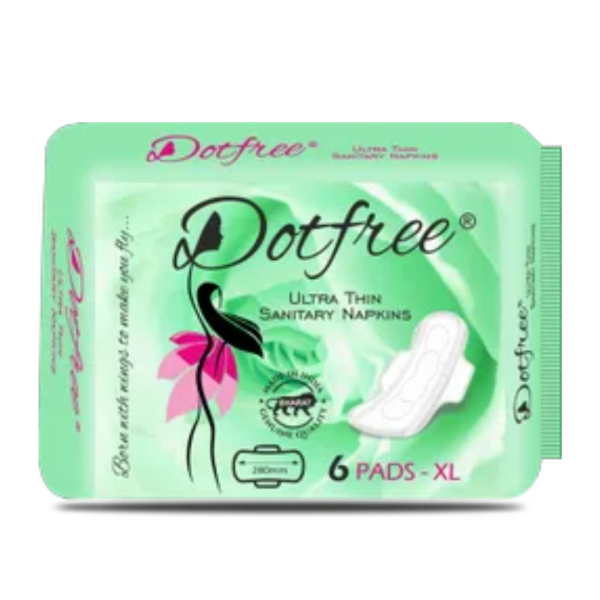 DOTFREE 280mm Charcoal Sanitary Napkins