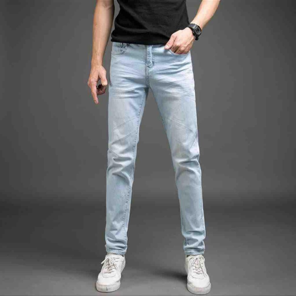 Casual Wear Plain Men Skinny Fit Denim Jeans