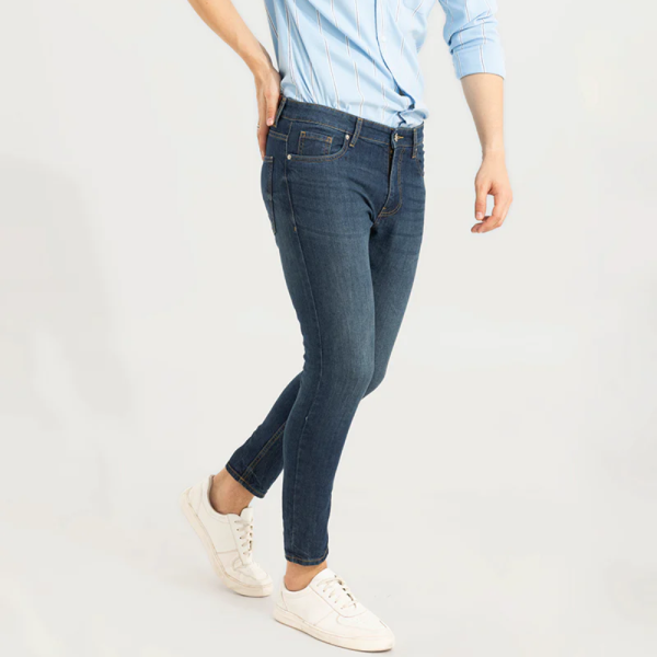 Oceanic Whiskered Blue Skinny Jeans