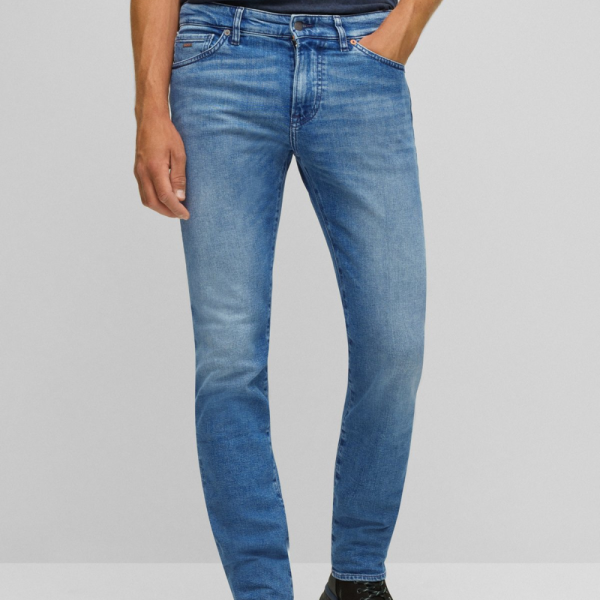 Blue Comfort Stretch denim