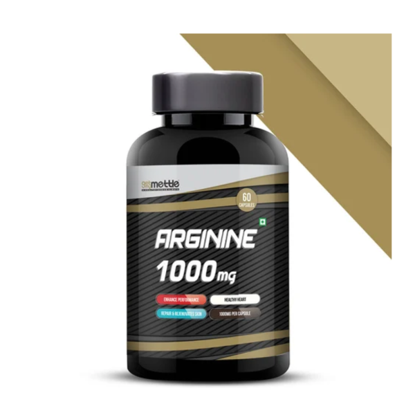 Getmymettle L-arginine Capsules For Muscle Building Vascularity & Endurance