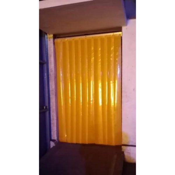 Yellow PVC Strip Curtain