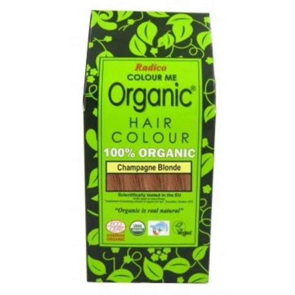 Radico Certified Organic Hair Color Dye -Champagne Blonde
