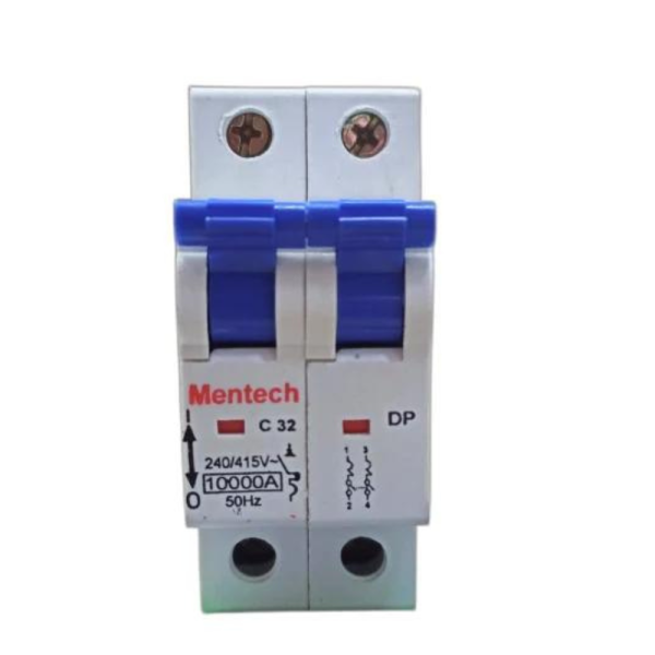 Mentech Double Pole Mcb