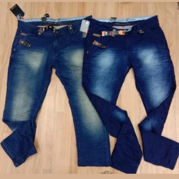 Men Knitted Lycra Jeans
