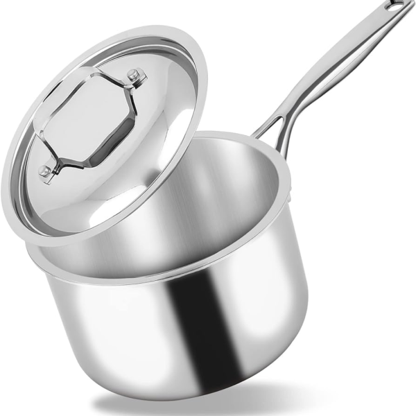 Round Stainless Steel Saucepan