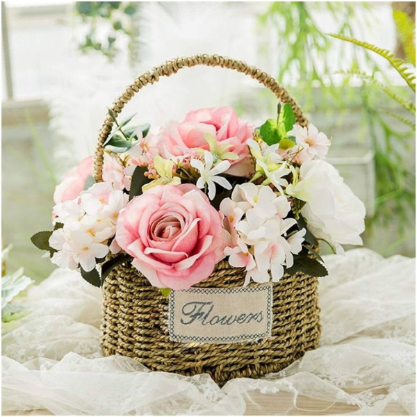 Artificial Flower Basket