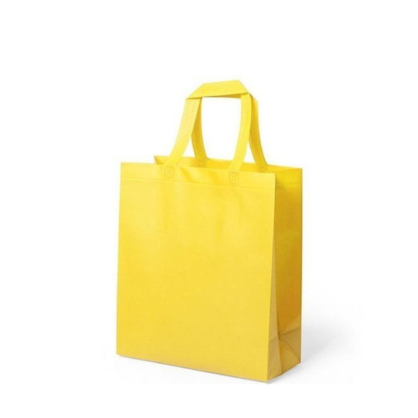 Yellow Loop Handle Non Woven Bag