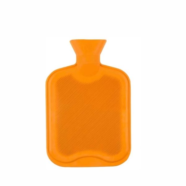 Orange Rubber Hot Water Bottle