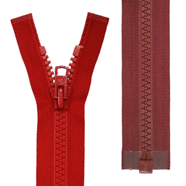 Red Cotton Zipper (1Piece)